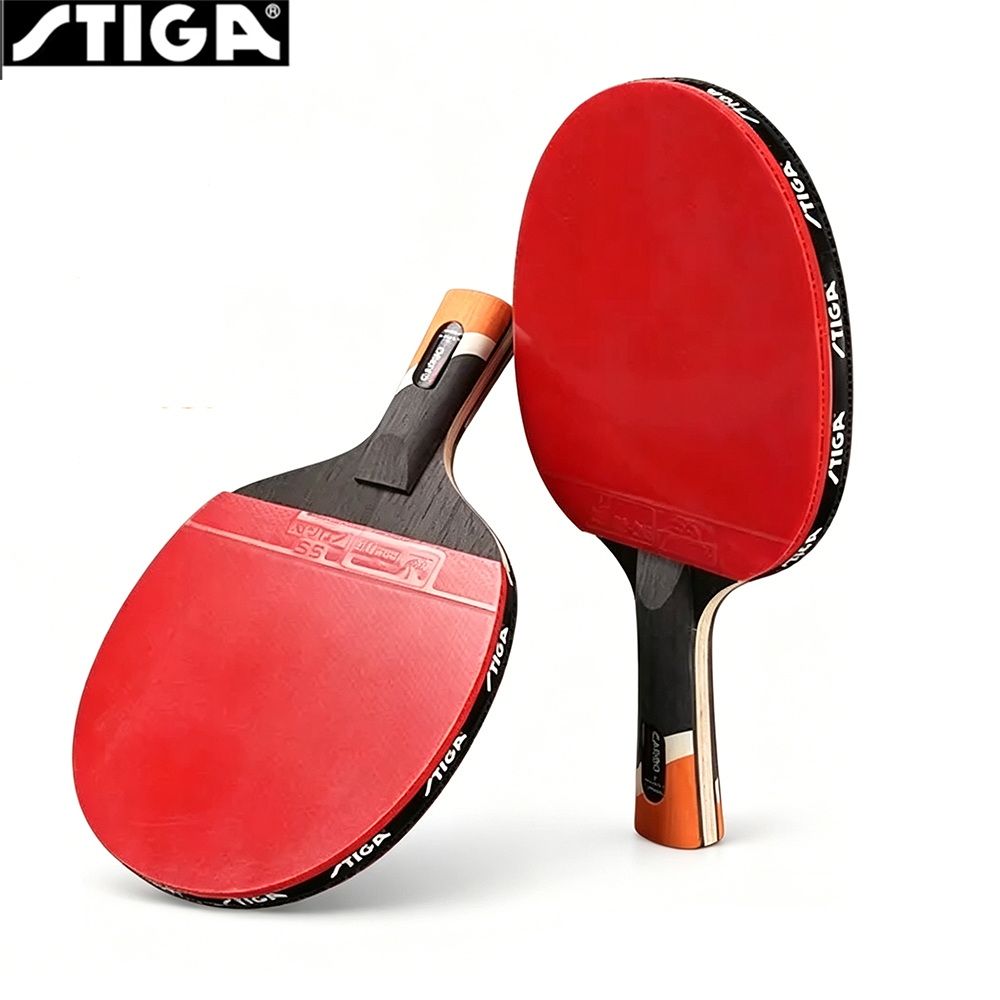 Badminton Racket Carbon - Professioneller STIGA CARBO 6 Star Tischtennisschläger