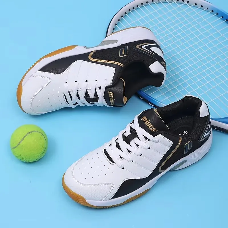 Badminton Shoes - Professionelle Herren- und Damen-Badmintonschuhe aus Leder,