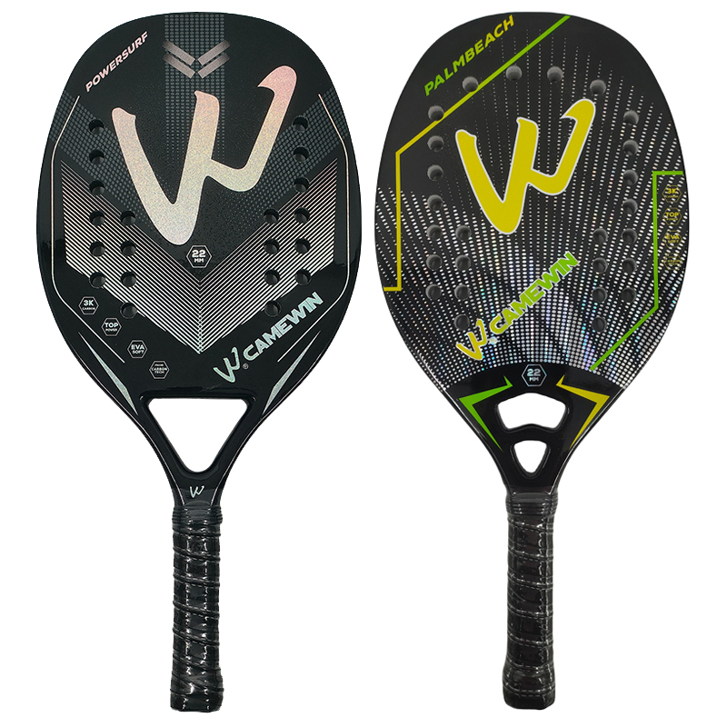 Badminton Racket Carbon - Camewin 3k Beach Tennis schläger Voll