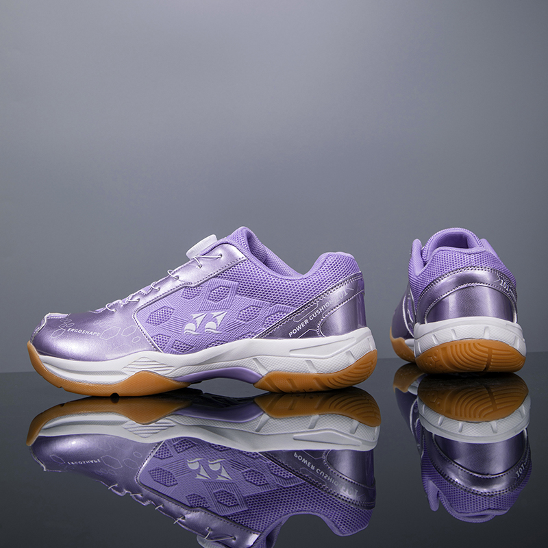 Badminton Shoes - Leichte, atmungsaktive Badmintonschuhe mit Drehverschluss, rutschfeste,