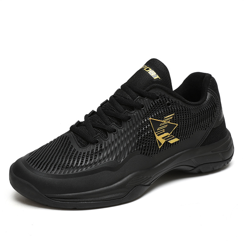 Badminton Shoes Men - 2026 Neuankömmling, ganz in schwarzer Farbe,