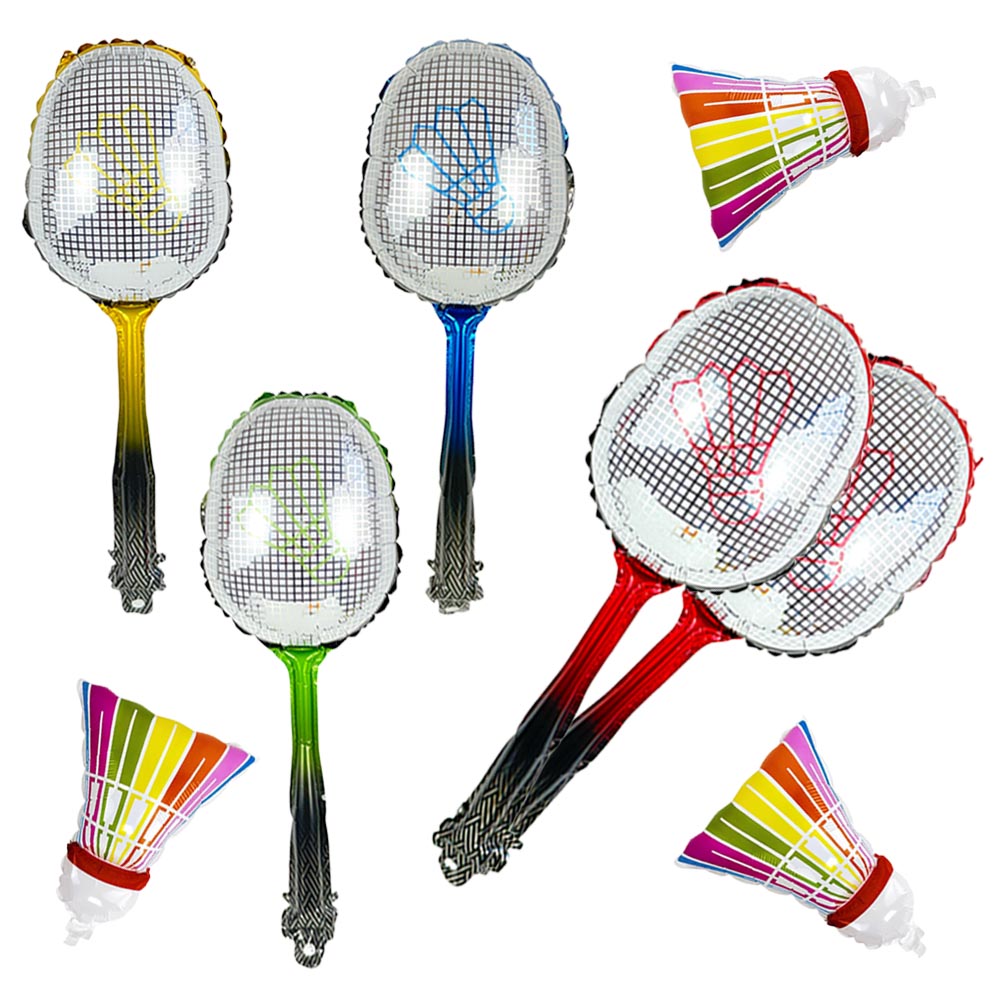 Badminton Shuttlecock - Badminton Grün Rot Blau Gold Federball