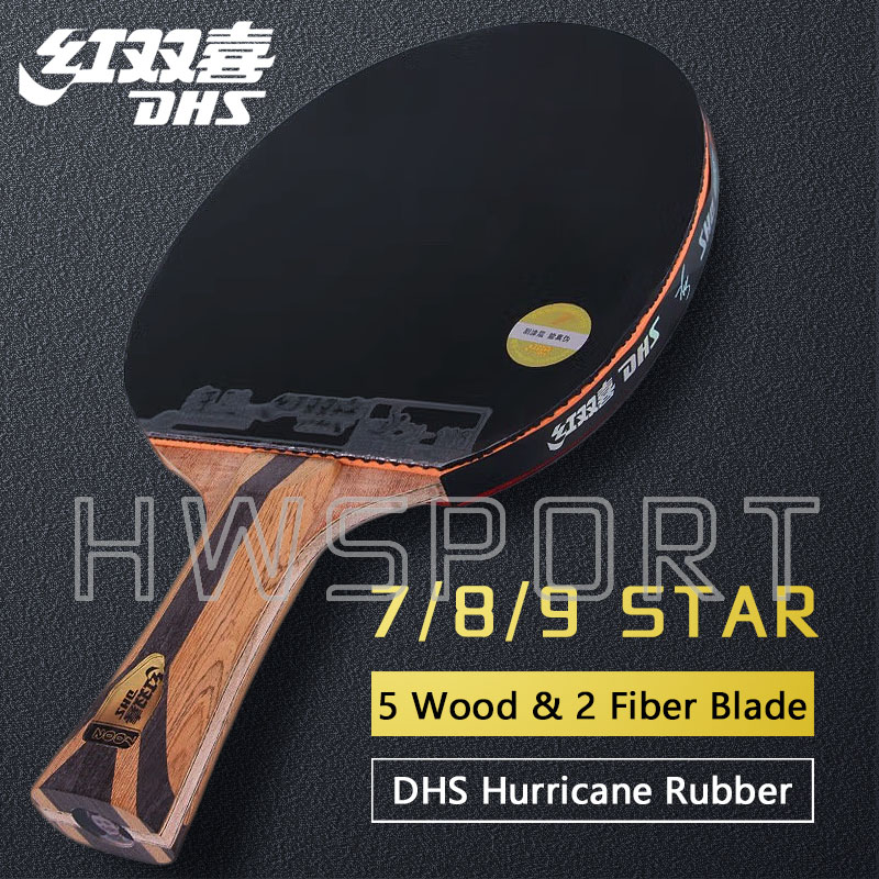 Badminton Racket Carbon - Original DHS 7 Star Tischtennisschläger Offensive