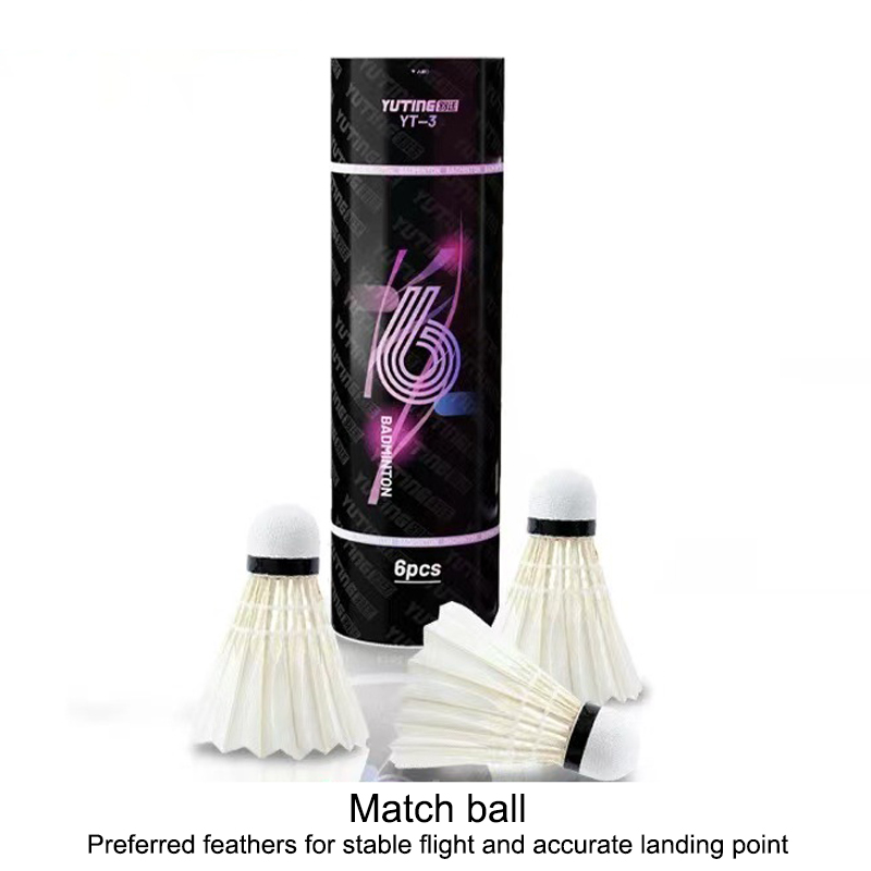 3/6 Stück weiße Gänsefeder-Bad – Badminton Shuttlecock Bewertung und Preis