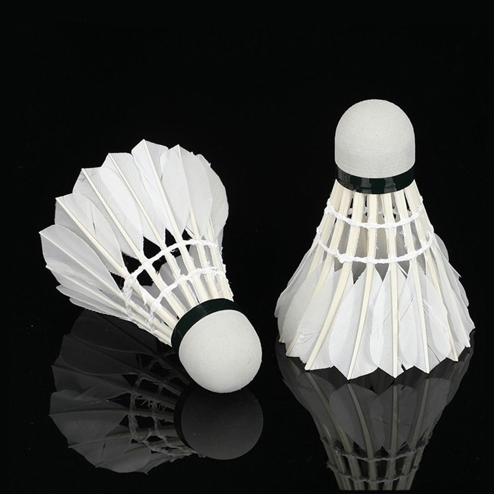 3/6/12 Stück Neue Weiße Badmin – Feather Shuttlecock Bewertung und Preis