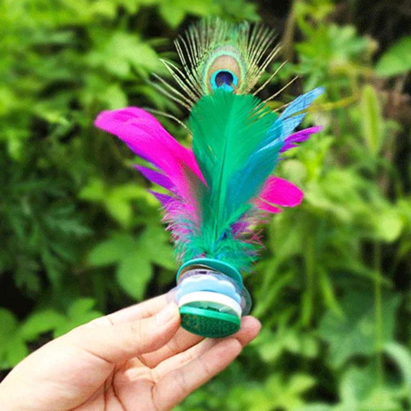 Bunter Feder-Jianzi Traditione – Feather Shuttlecock Bewertung und Preis