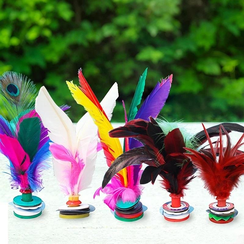 Bunter Feder-Jianzi Traditione – Feather Shuttlecock Bewertung und Preis
